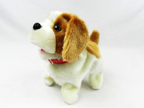 Flip Over Puppy Battery Operated Dog With Walking, Sitting, Barking  Functions-Plush Cute Little Dog-Great Gift for Pet Loving & Toddlers