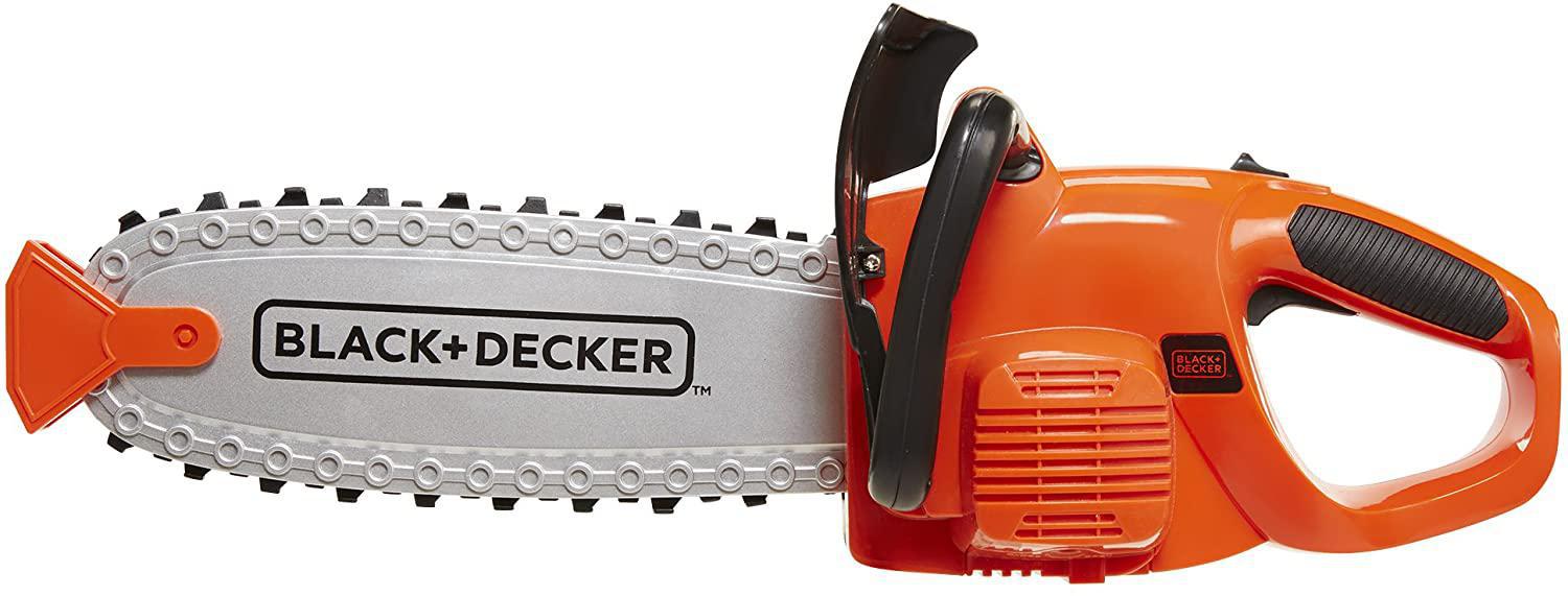 Kids Pretend Play Black Decker Outdoor Power Tools Assortment Includes Chainsaw Grass Trimmer Reciprocating Saw and Jackhammer