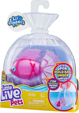 Little Live Pets Lil' Dippers Fish - Magical Water Activated Unboxing 