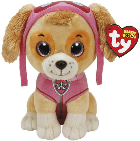 TY Paw Patrol Skye Beanie - 6 " Nickelodeon Cartoon Cockapoo Dog Aviator