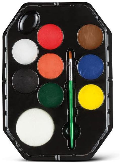 Snazaroo Palette Kit Face Paint, Adventure - Water-Based, Dry Fast
