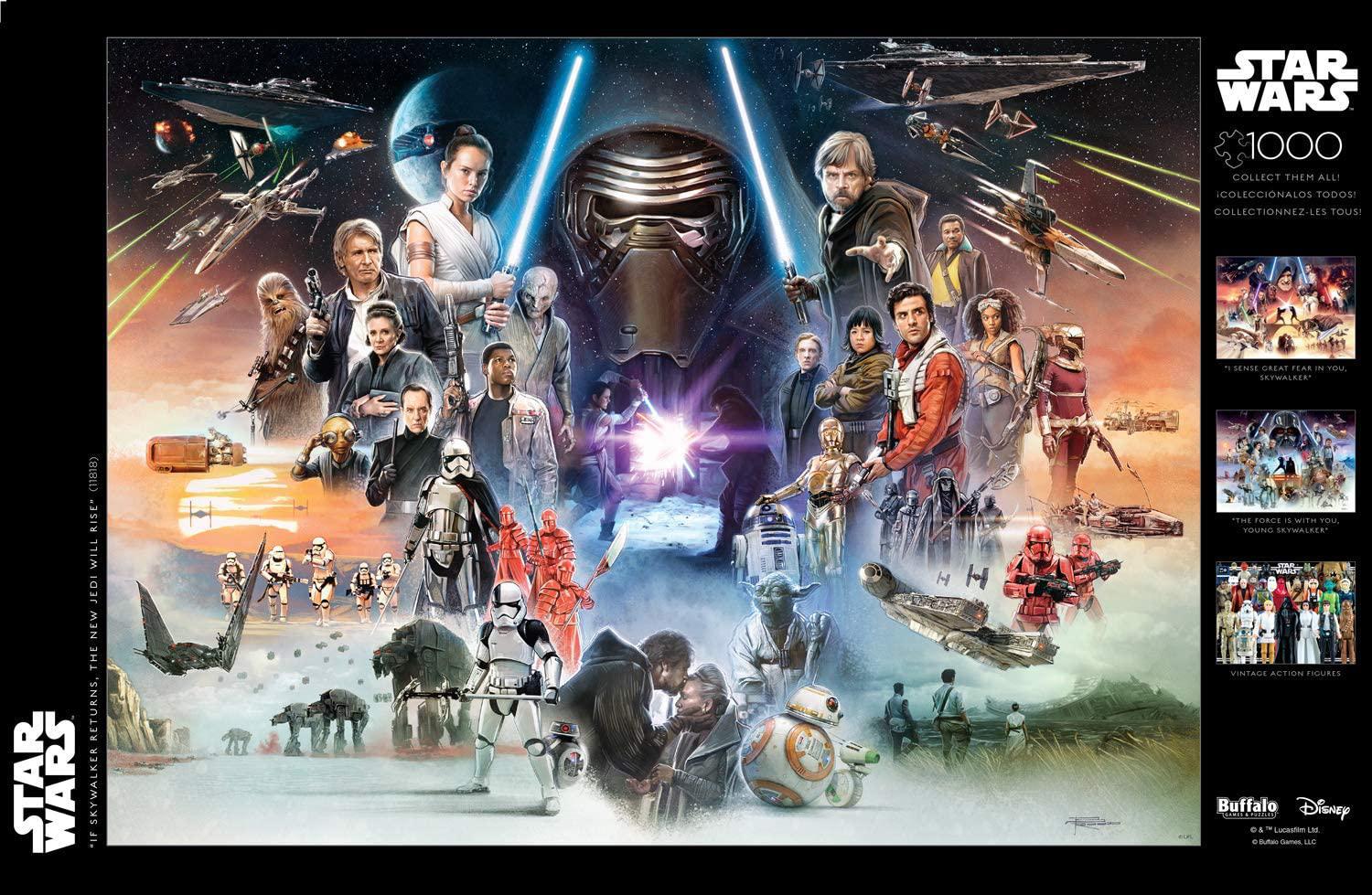 Buffalo Games Star Wars - The force is with You Young Skywalker 1000 Pieces  Jigsaw Puzzle