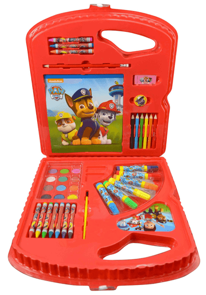 Bendon Nickelodeon's Paw Patrol Large Character Art Tote, Includes 10 Crayons, 6 Markers, Pencils, Sharpener, Eraser