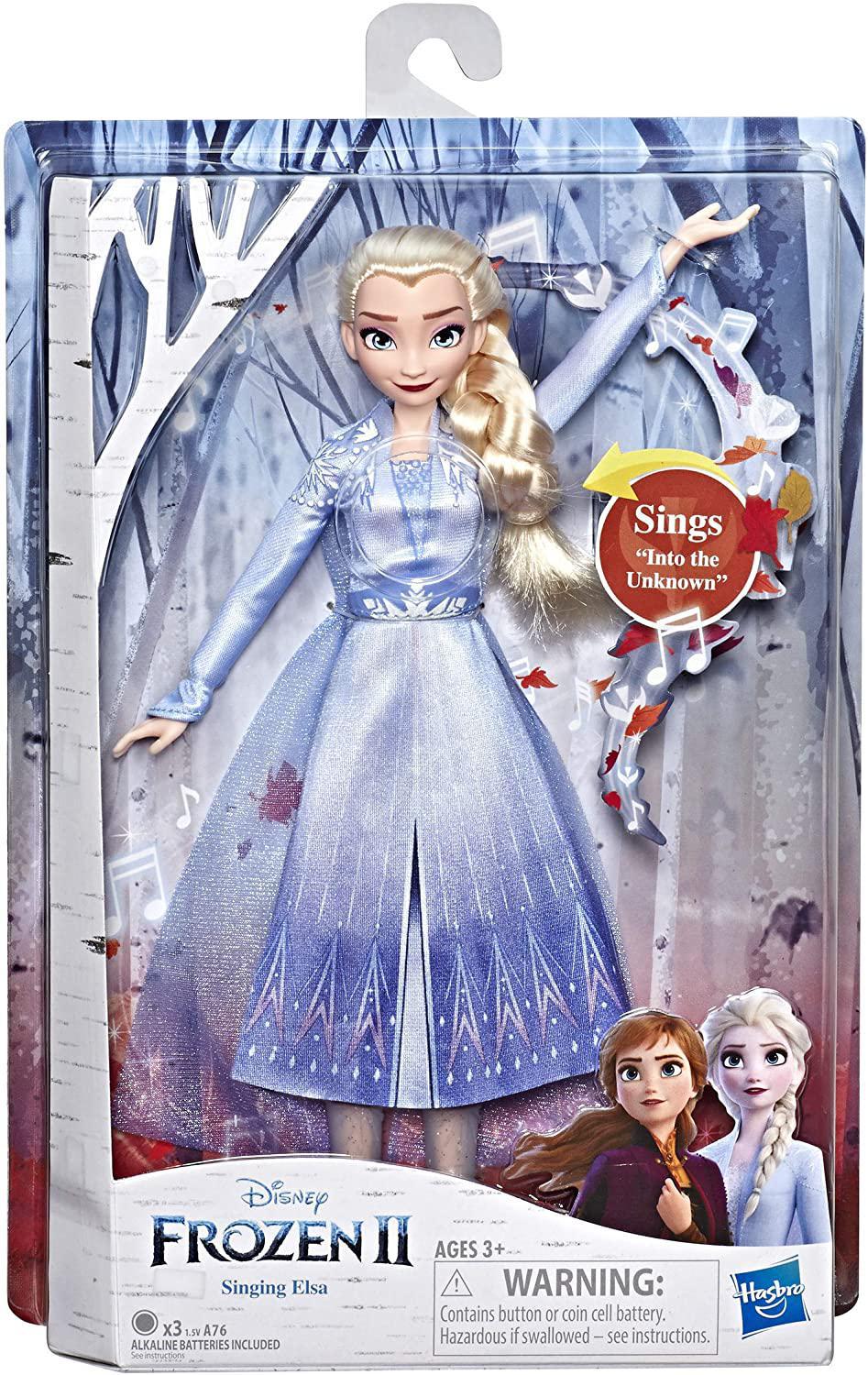 Singing elsa cheap toddler doll