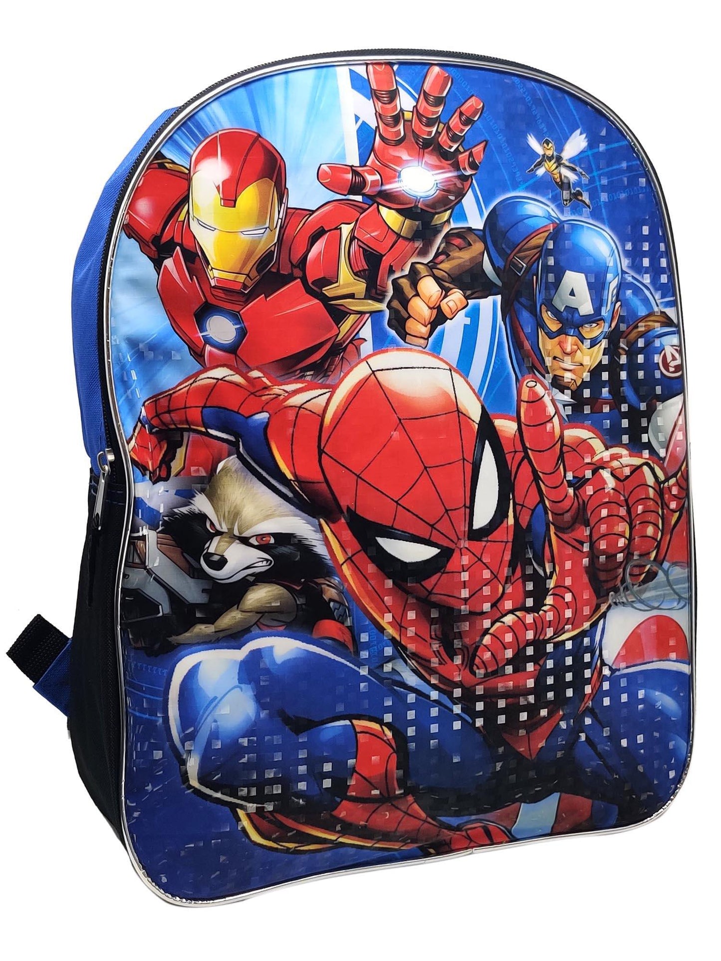 Marvel Spiderman Iron Man Captain America Backpack 15 ...