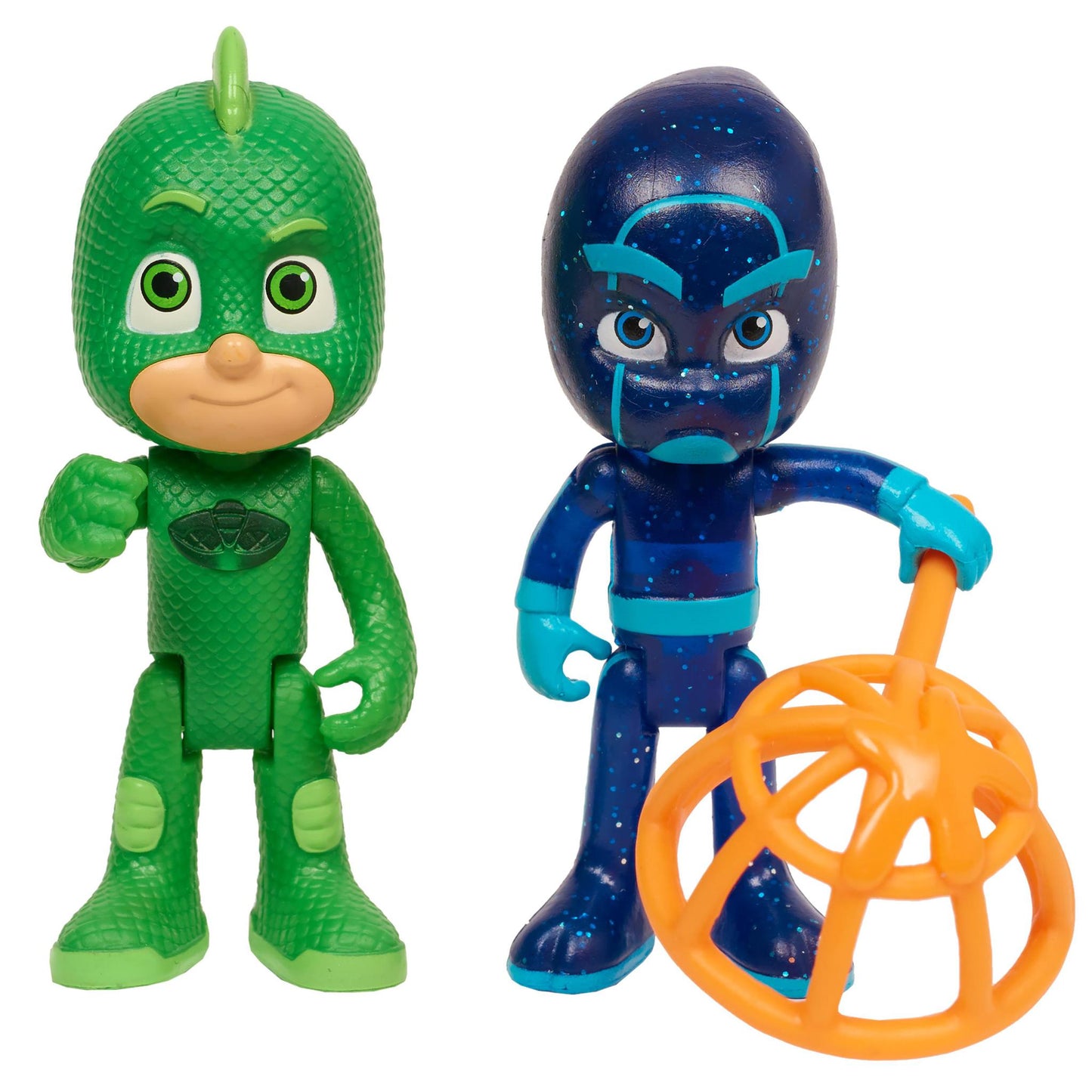 Disney Junior PJ Masks Action Figure 2-Pack Light-Up Assortment: Catboy & Romeo, Gekko vs. Night Ninja, Owlette vs. Luna Girl