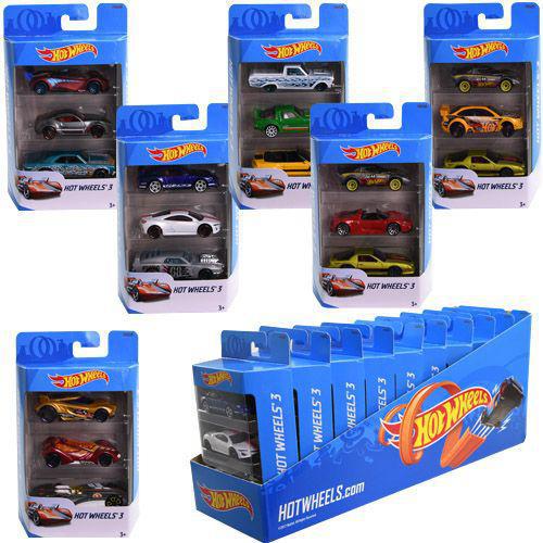 Hot Wheels Race-Ready 3-Pack Vehicle Set (Styles May Vary)