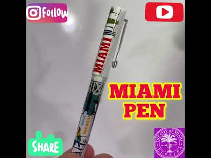 Miami Greeting Souvenir Pen - Rotating View Best of MIAMI Souvenir/Gift Pen (1Pcs)