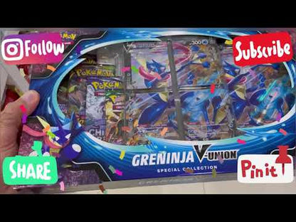 Pokémon TCG Greninja V-Union Special Collection Box - 4 Packs - 4 Promo Cards