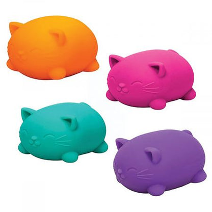 Schylling NeeDoh Cool Cats The Groovy Glob! Squishy, Squeezy, Stretchy Stress Balls - 1 Random Color Pick