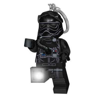 LEGO Star Wars Tie Fighter Pilot LED Keychain Light - 3 Inch Tall Figure (KE113)