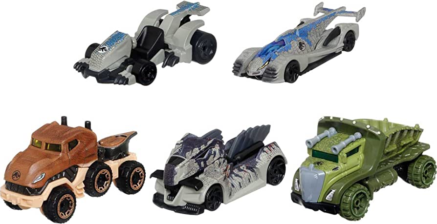 Mattel Matchbox Jurassic World Vehicles 5-Pack - 1:64 Scale Car