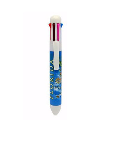 Miami/Florida Retro Collage Design 8 Colors Pen - Great Teenager Gift