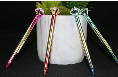 Shiny Metallic Diamond Pens - Random Color Pick, 1 Count