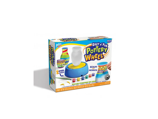 Pottery Wheel Kit for Kids and Beginners - Great for Introduction to Crafts and Home Activities